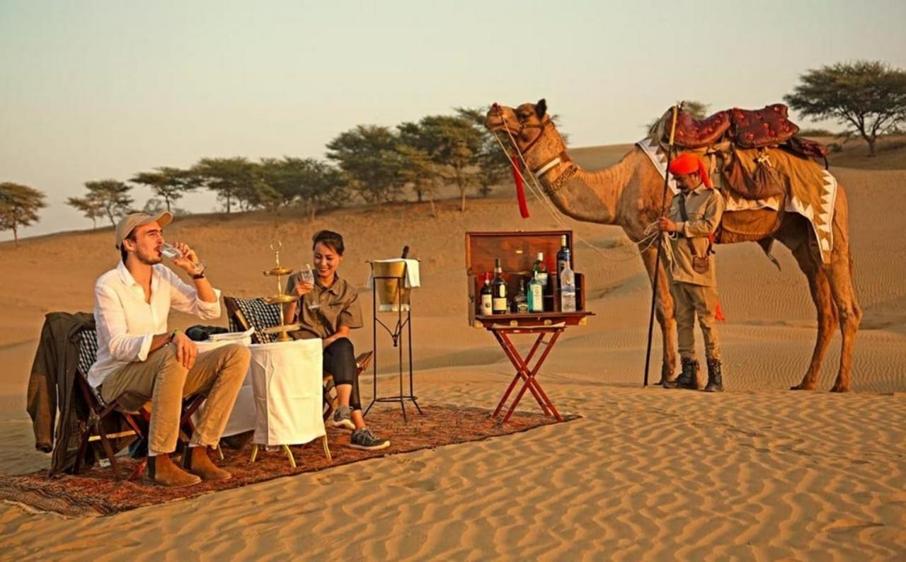 Отель Sam Dunes Desert Safari Camp Джайсалмер Экстерьер фото