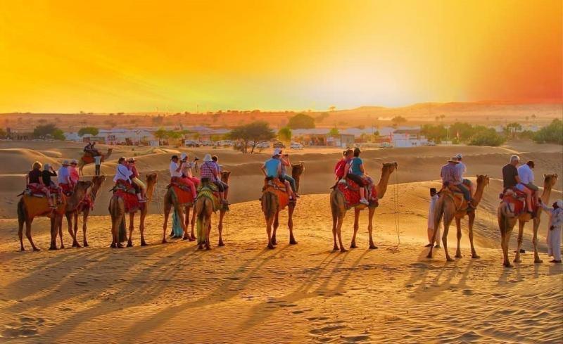 Отель Sam Dunes Desert Safari Camp Джайсалмер Экстерьер фото